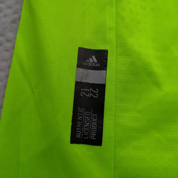 Adidas Neon Green Soccer Jersey